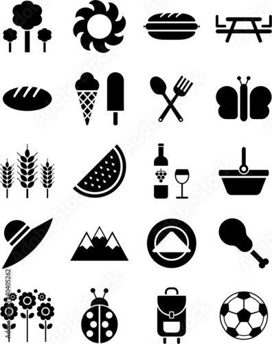 Picnic icons