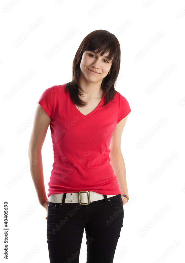 Fototapeta premium Smiling young girl