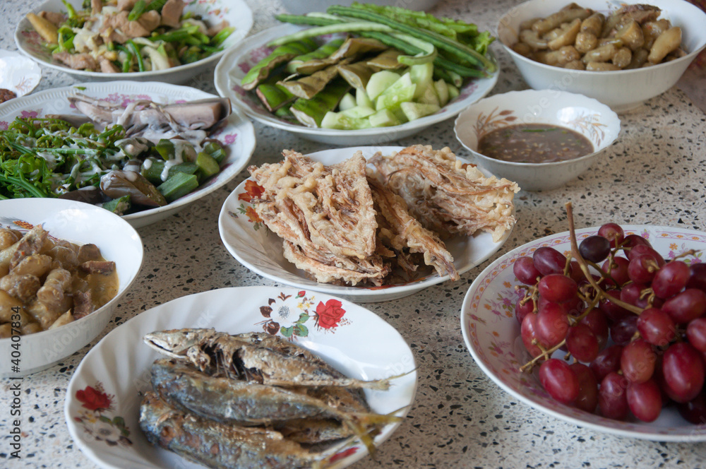 thai traditional south food thai traditional south food