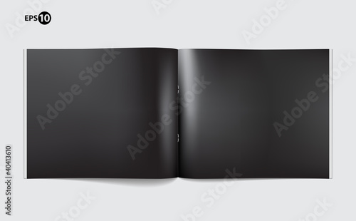 Magazine blank page template for design layout