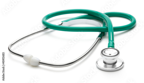 Green stethoscope