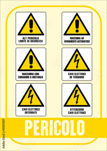 Segnale Pericolo Kit 12