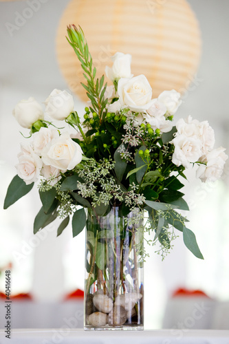 Cuadro en lienzo white centerpiece
