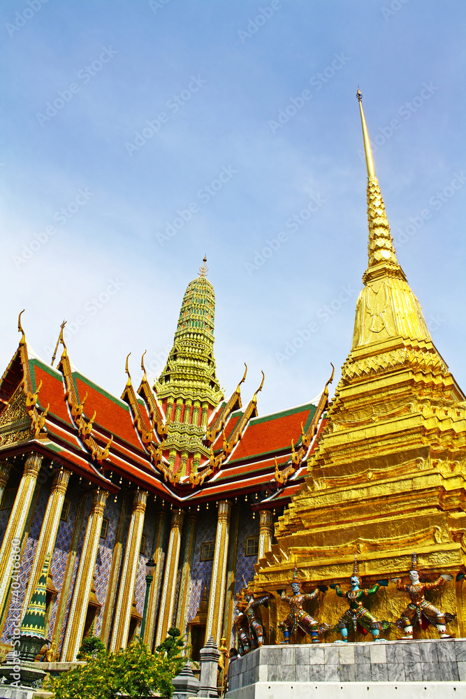 View of Wat Phra Kaew
