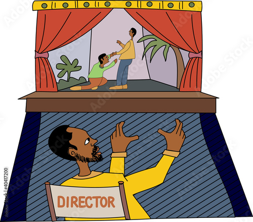Young black professional stage director