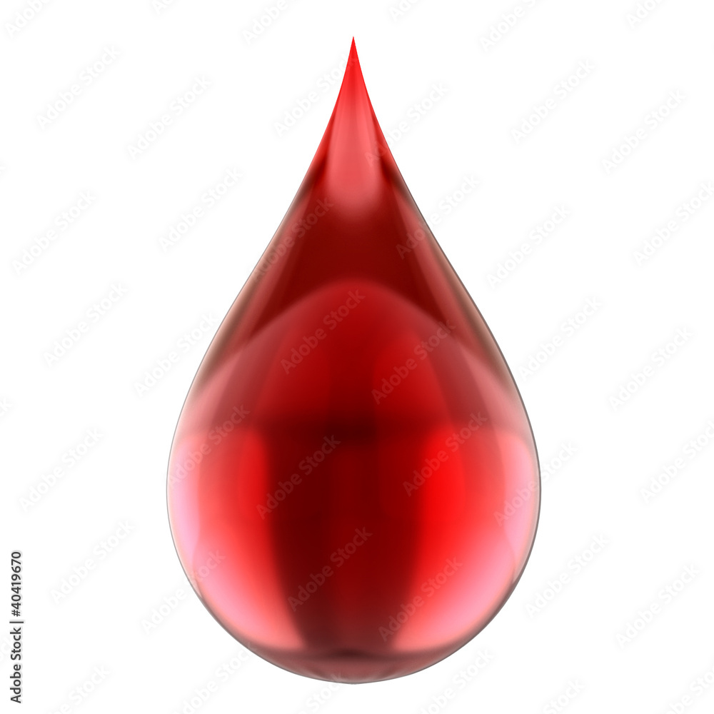 blood drop isolated blood drop isolated