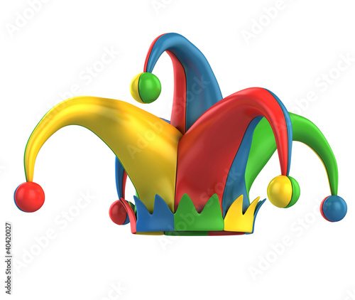 jester hat isolated