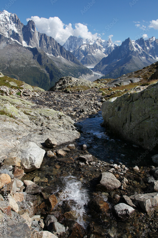 The alps from the White Lake near Chamonix Mont Blanc. The alps from the White Lake near Chamonix Mont Blanc.