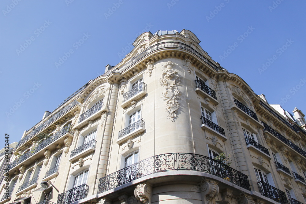 Immeuble du quartier de Passy à Paris