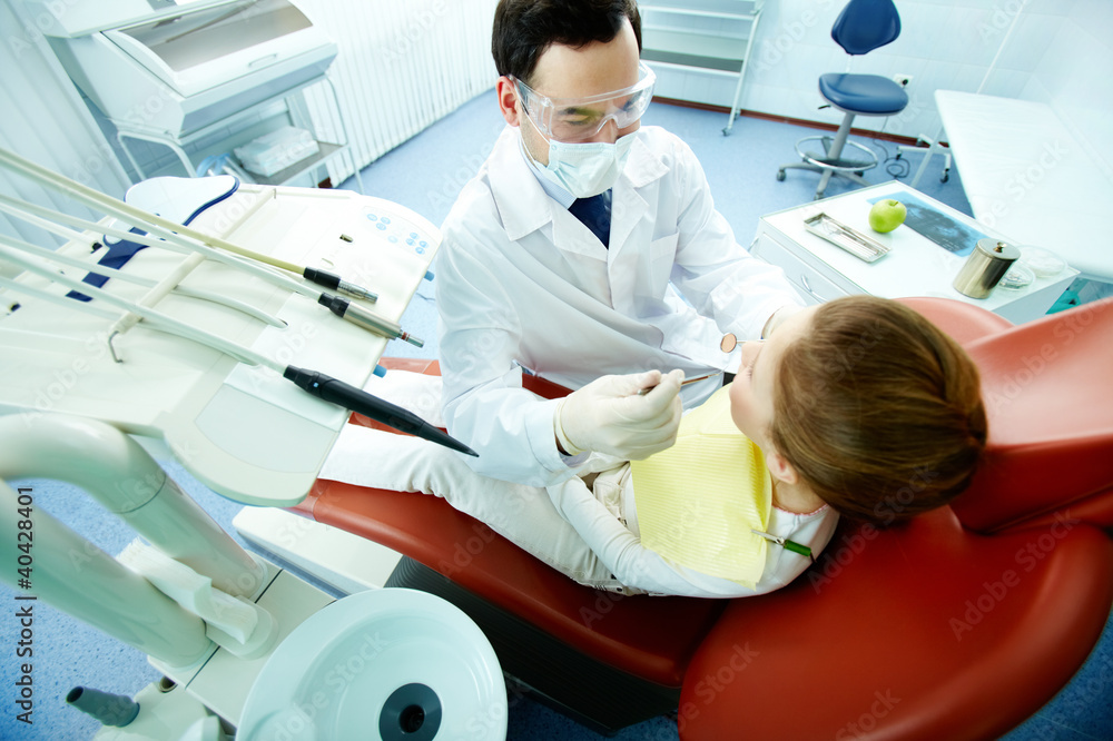 Fototapeta premium Modern dentist