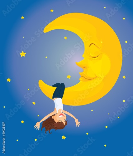 Hanging on the moon