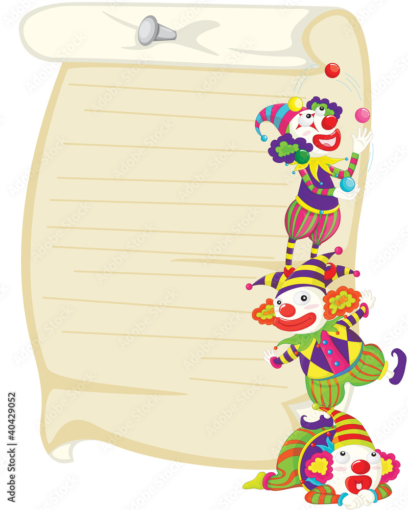 Obraz premium Clowns