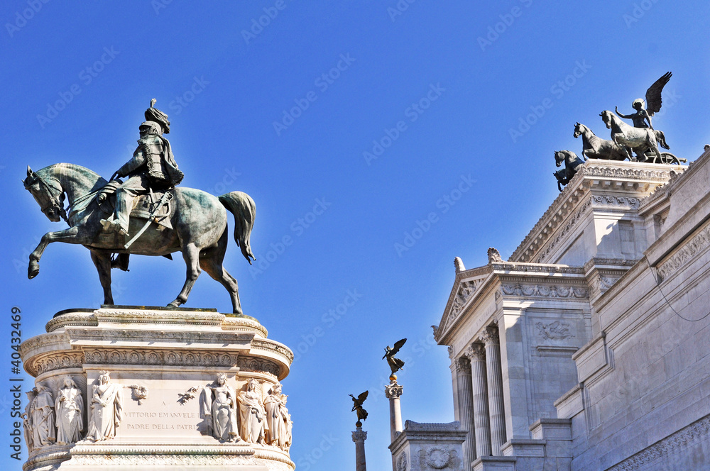 Obraz premium Roma, Altare della Patrie - Vittoriano