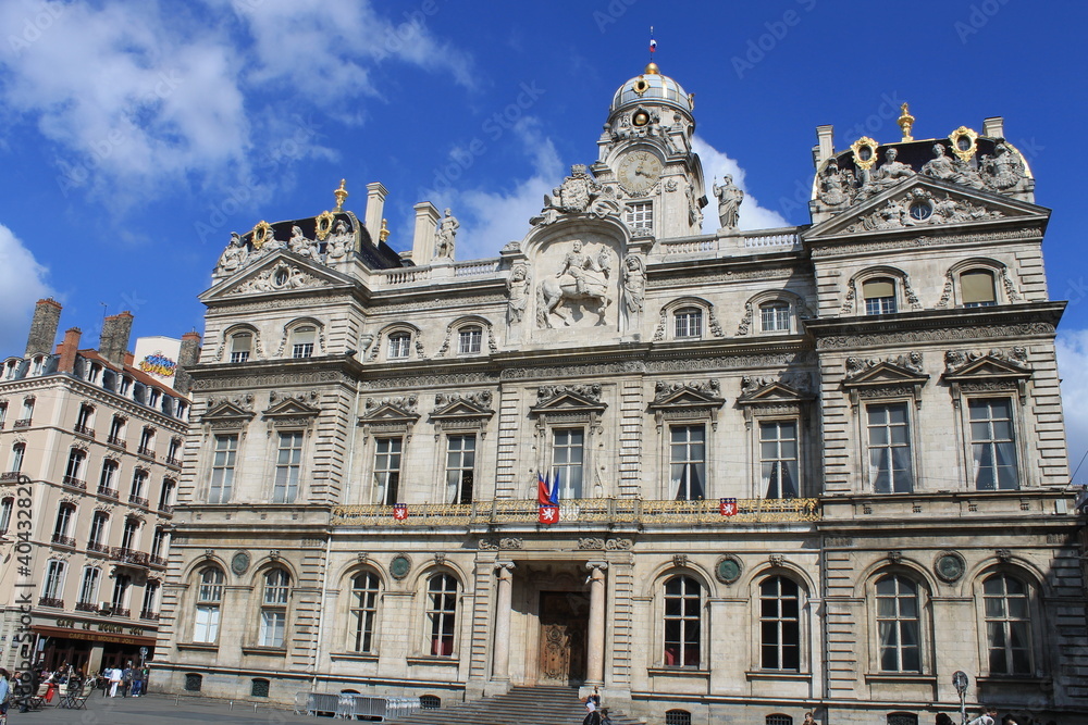 façade de la mairie de Lyon