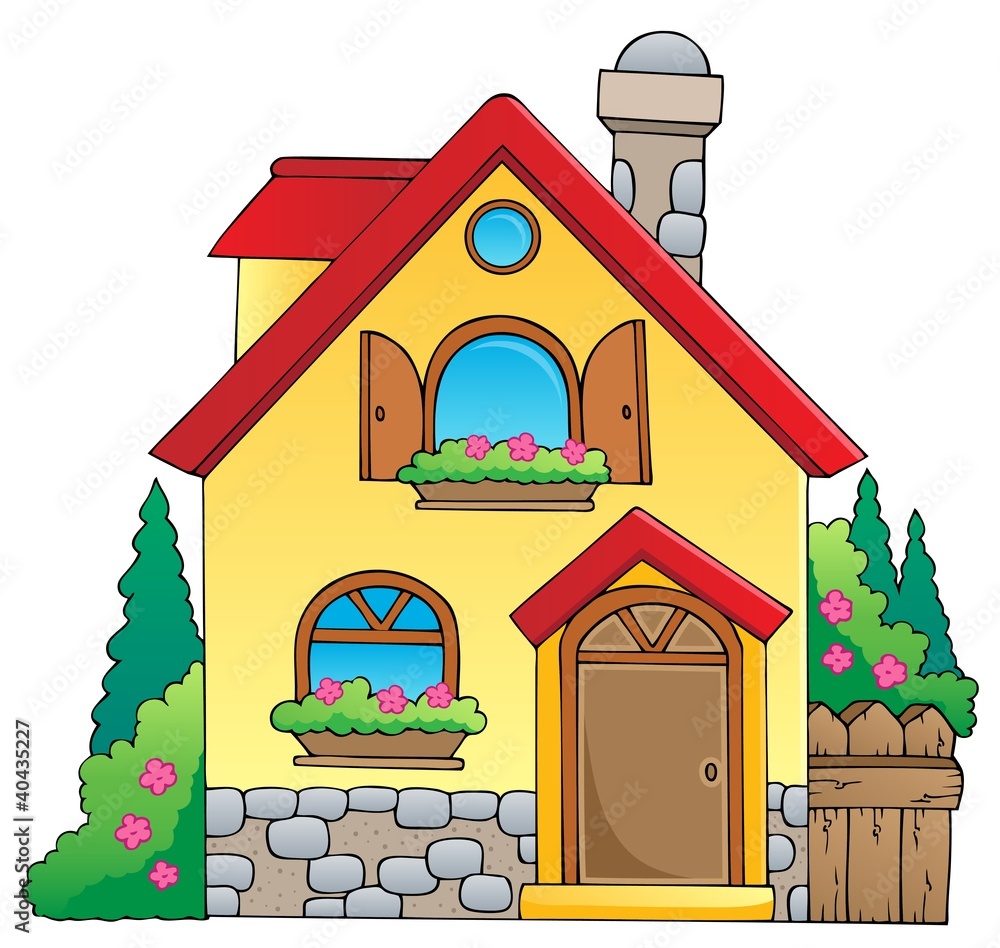 Раскраска дом с мебелью распечатать