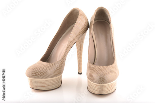 Woman Brawn Shoes Suede Leather
