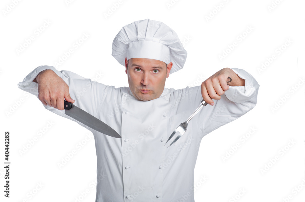 cook isolated on white background cook isolated on white background