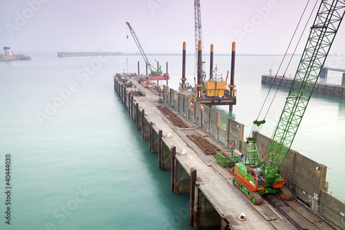 Harbor Pier under Construction