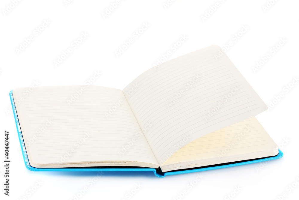 beautiful notebook isolated on white beautiful notebook isolated on white