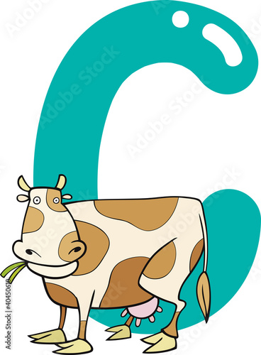 C for cow