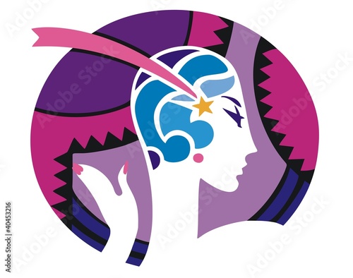 Art Deco lady