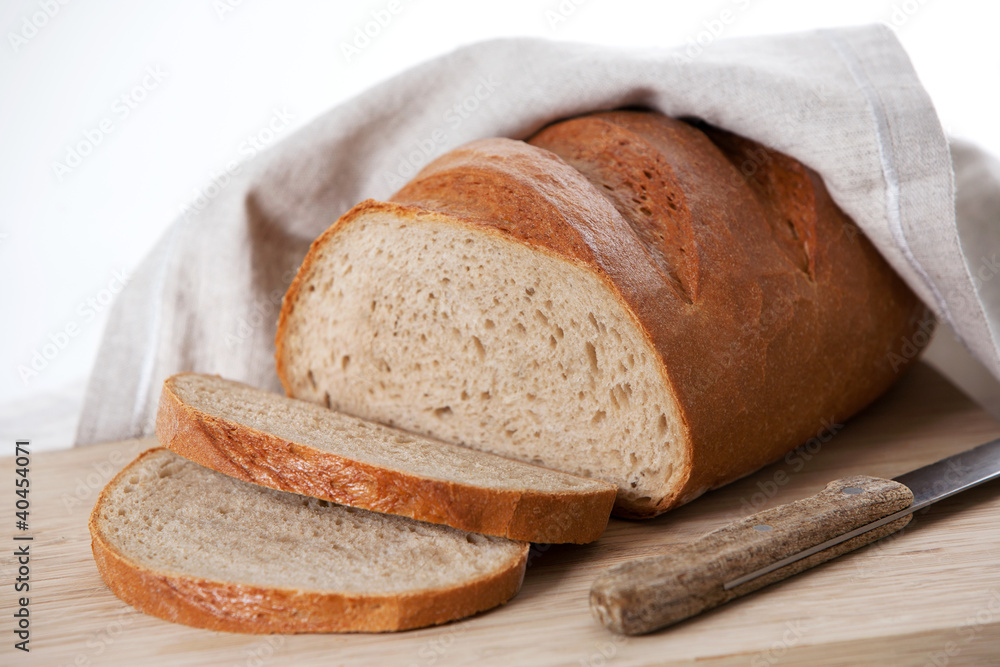 Brot mit Scheiben