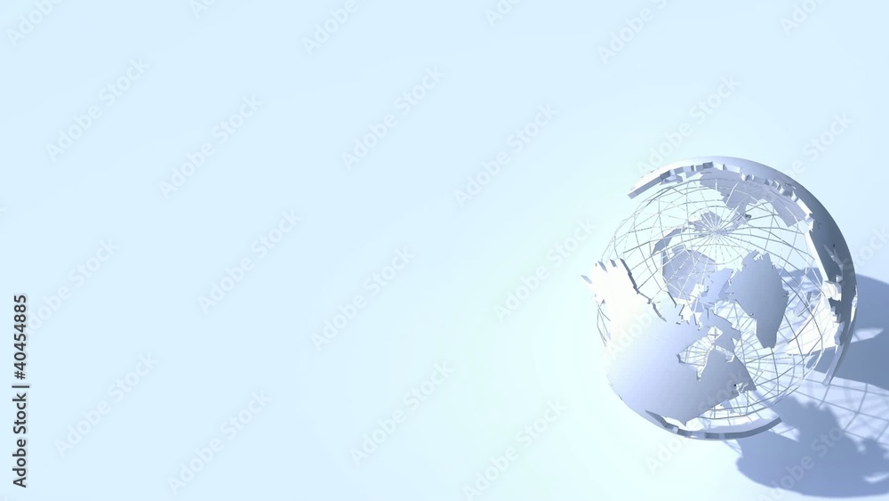 White_Globe_Title_Frame_Loop_HD White_Globe_Title_Frame_Loop_HD