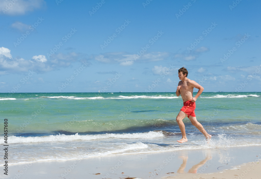 run along the coast