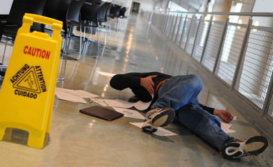 fallen man