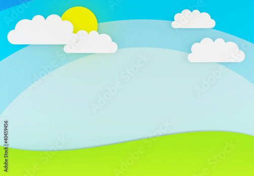 Blue sky paper