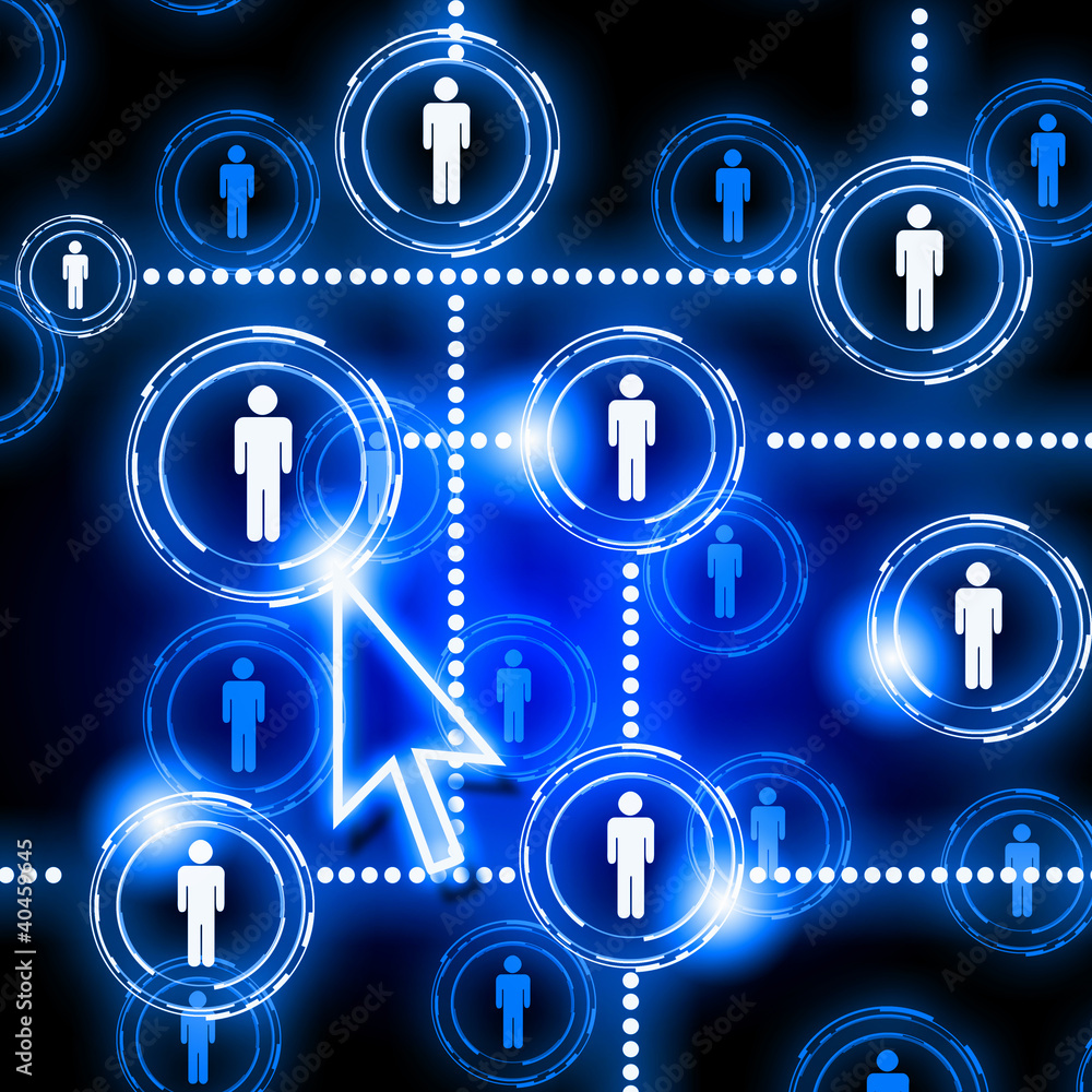 symbol of social network symbol of social network