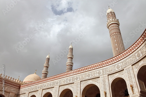 Al Saleh Mosque in Sanaa, Yemen photo