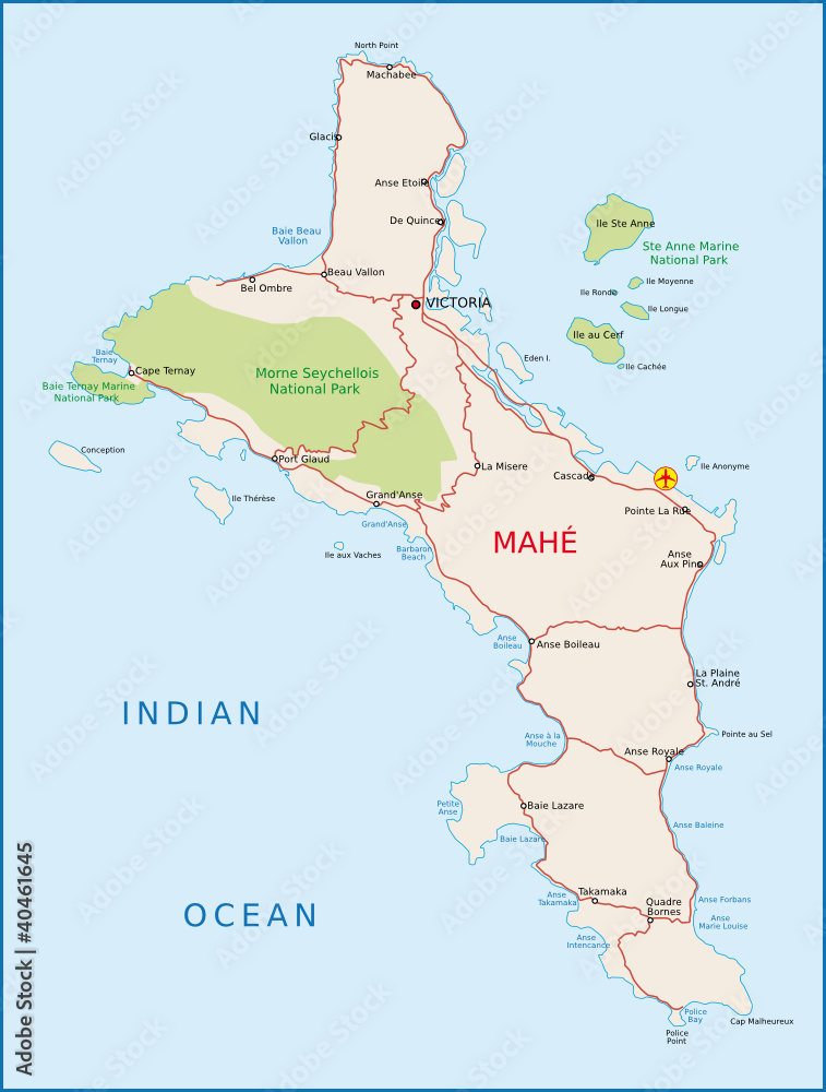 Obraz premium Mahé (Seychellen)