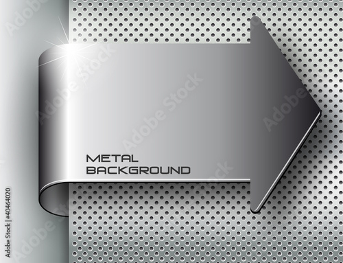 Metal background.Vector illustration