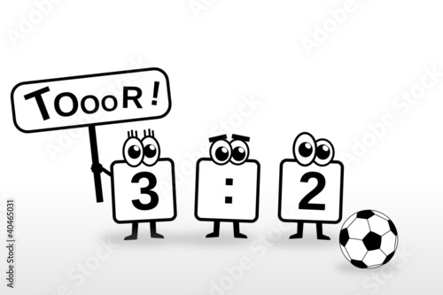 Fußball Toon Spielstand