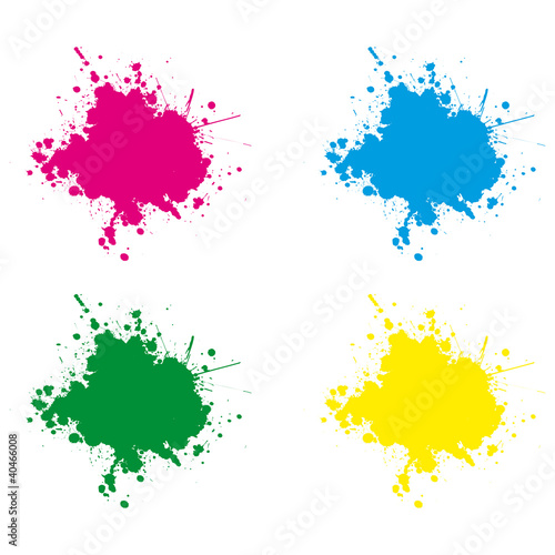 Splashes of colours