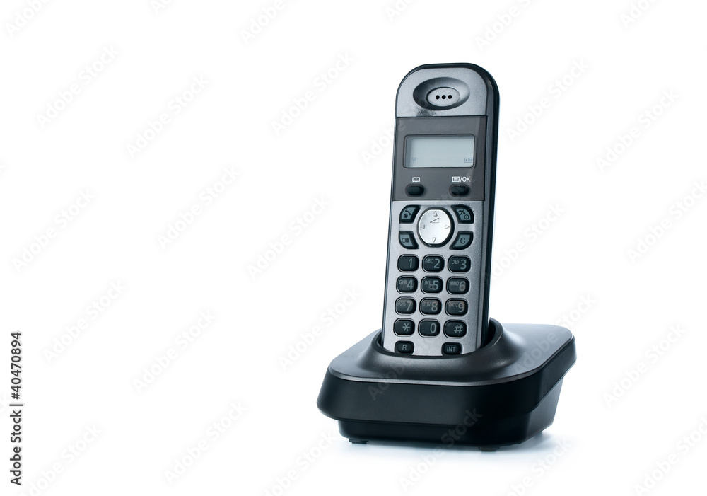 old telephone isolated over white background old telephone isolated over white background