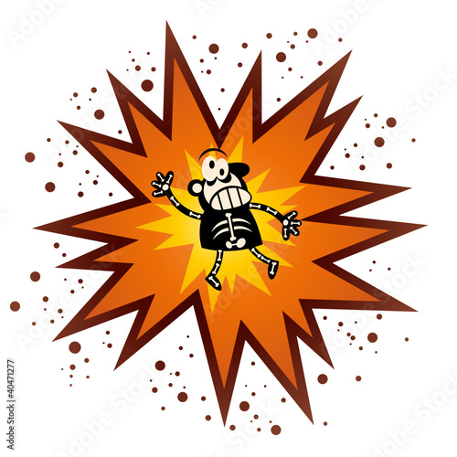 explosion cartoon