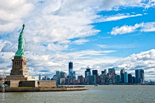 The Statue of Liberty and Manhattan Skyline, New York City. USA. © Luciano Mortula-LGM