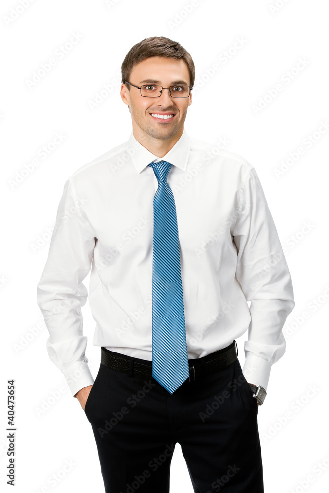 Businessman, isolated on white Businessman, isolated on white