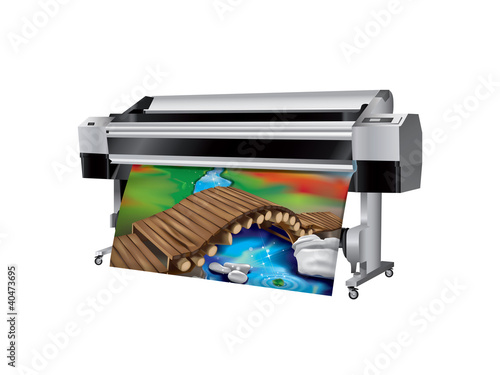 Plotter with Wooden Bridge