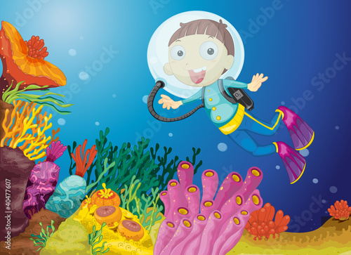 Scuba diving
