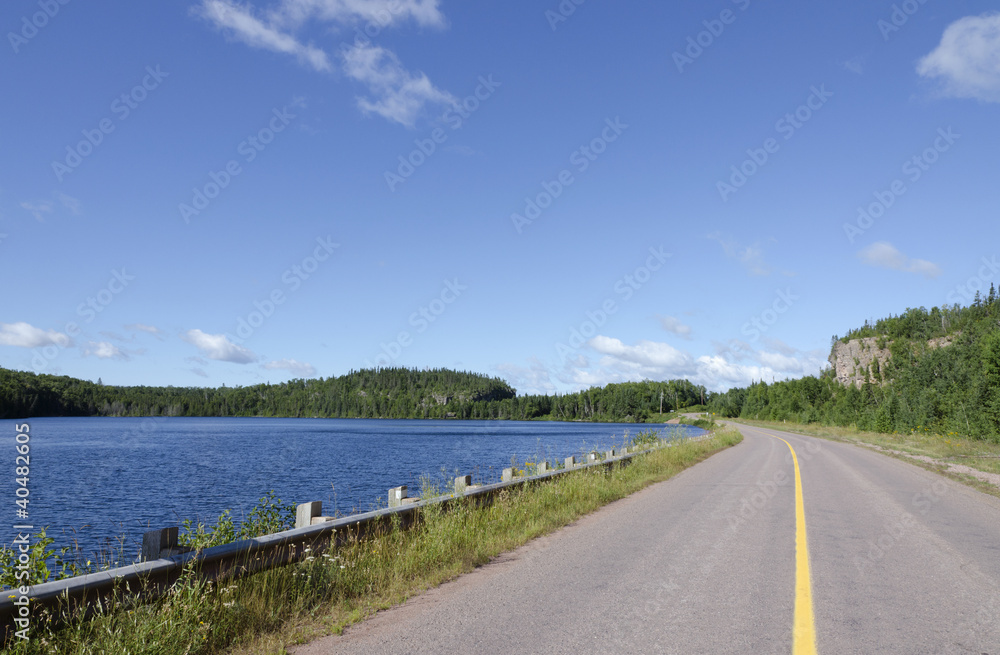 blue water lake