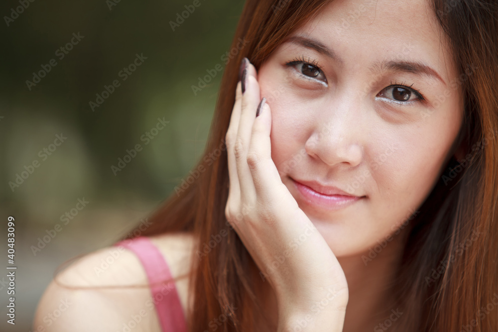 Young long hair Asia women Young long hair Asia women