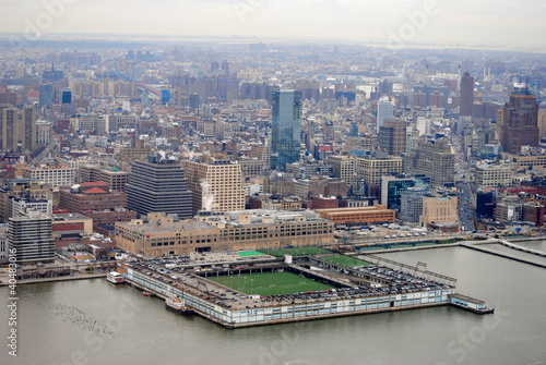 New York City Skyline - Baseball in Manhattan