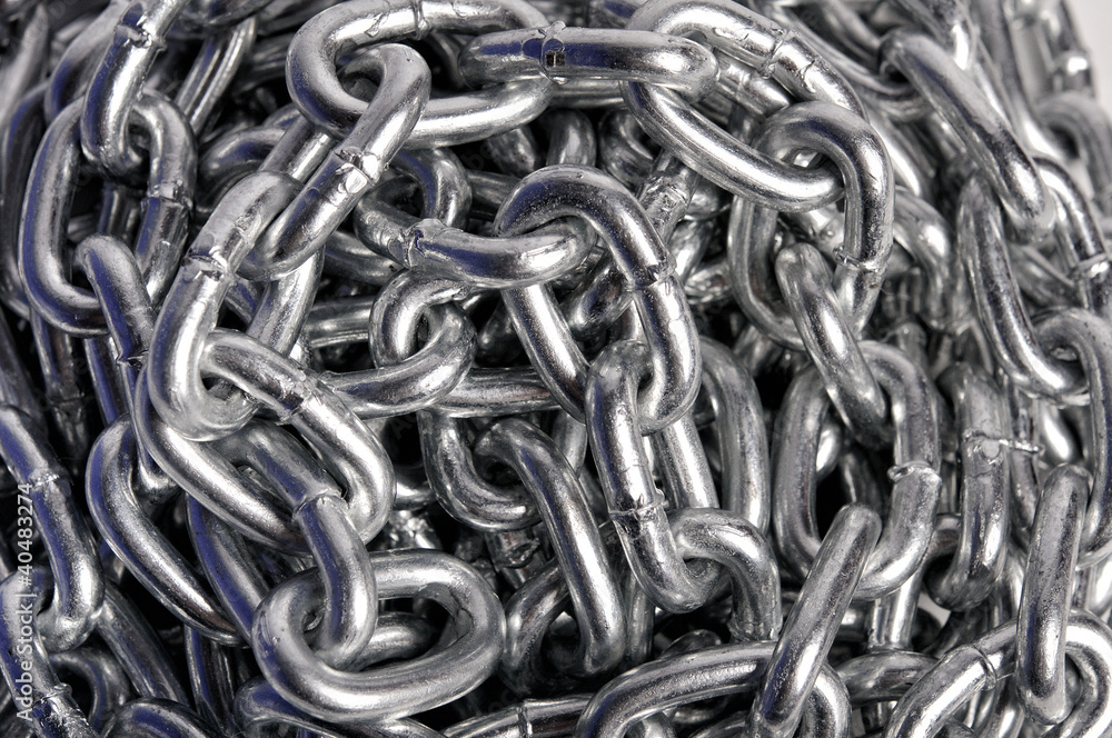 background of metal chains background of metal chains