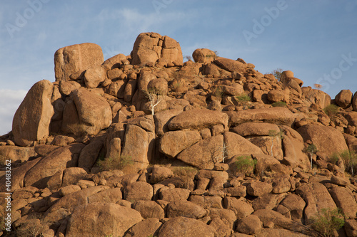 Cuadro en lienzo Brandberg desert in Namibia