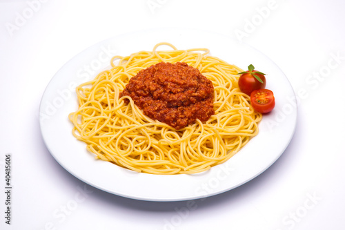 bolognese pasta dish
