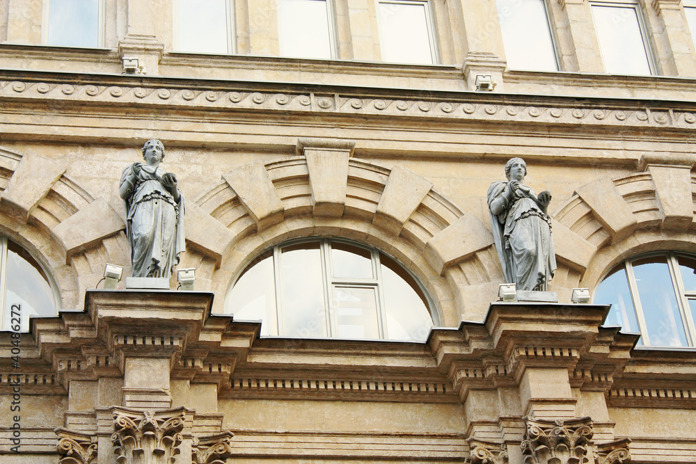 facade of the  historic building