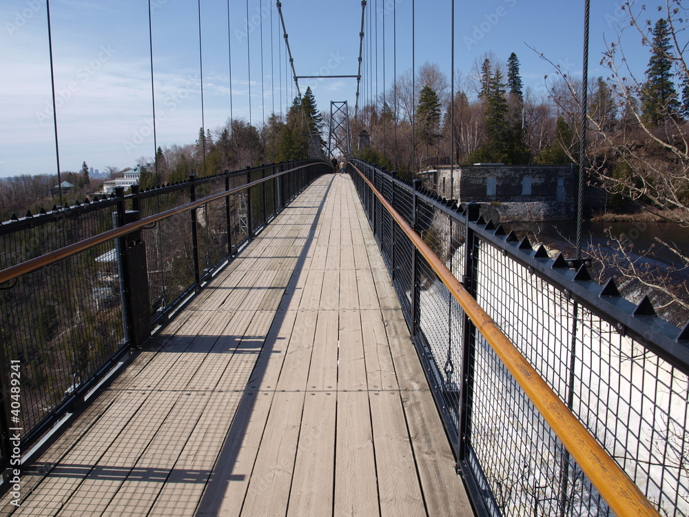 Obraz premium Pont du côté de Québec